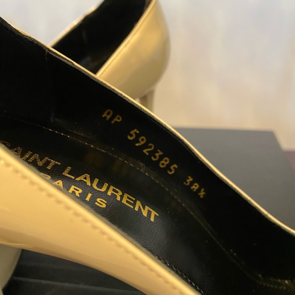 BRAND NEW YSL LATTE AMBER HEEL size: 38.5 - Picture 5 of 7